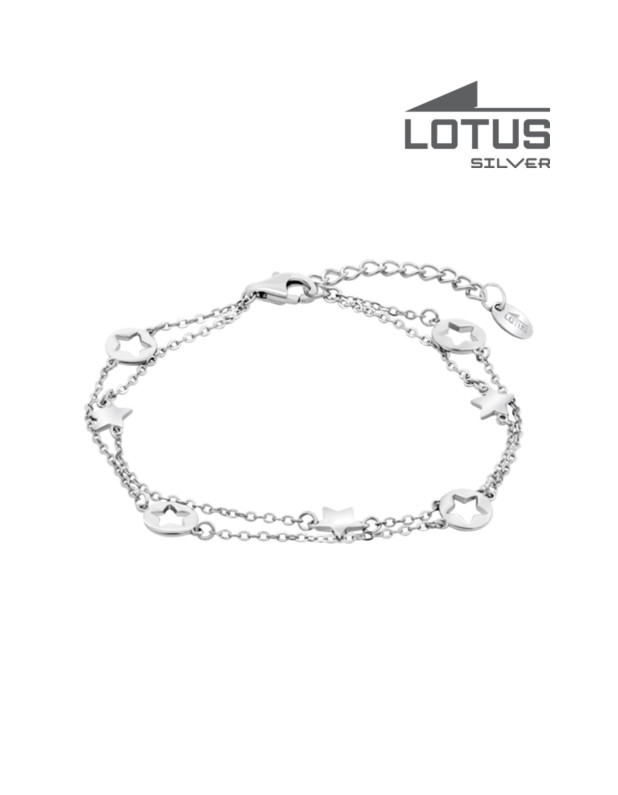 LOTUS SILVER STAR BRACELET